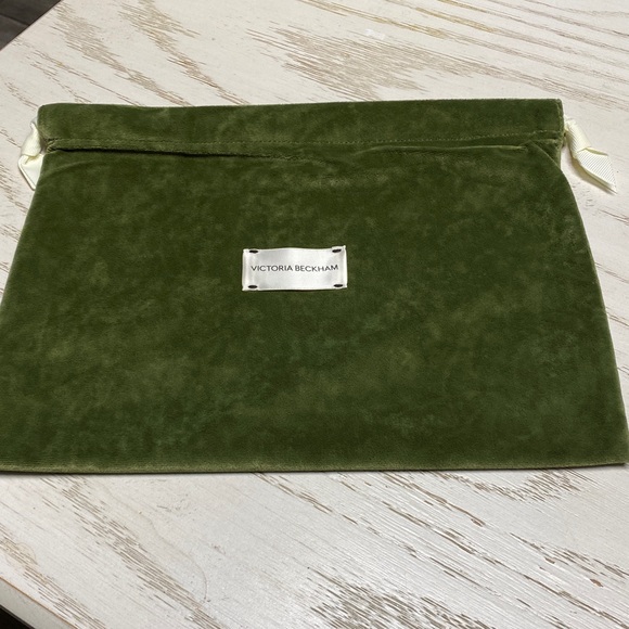 Victoria Beckham Large Velvet Pouch - Picture 4 of 5